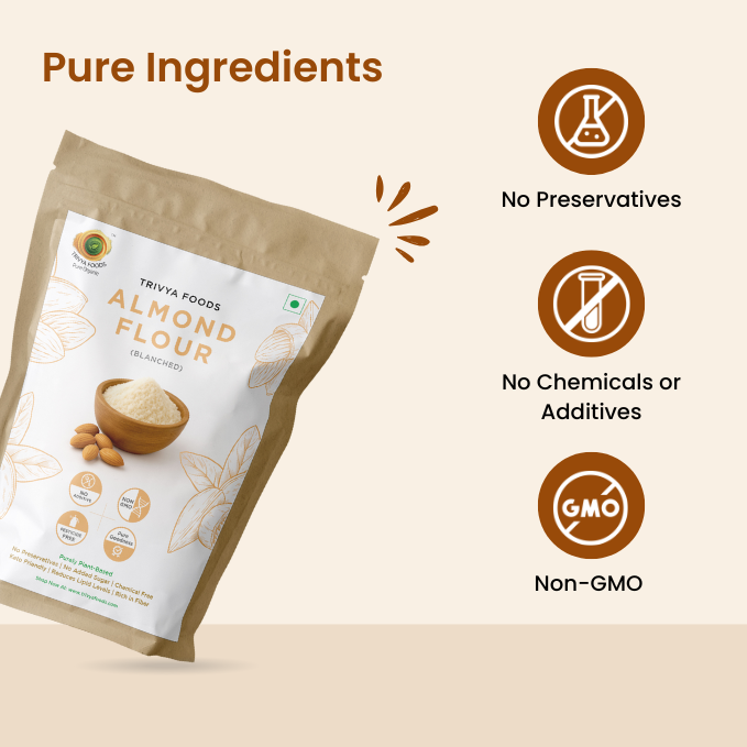 Pure blanched almond flour no preservatives no chemicals non GMO