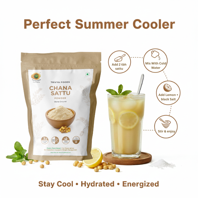 Chana sattu nutrition facts high protein fiber low fat drink mix