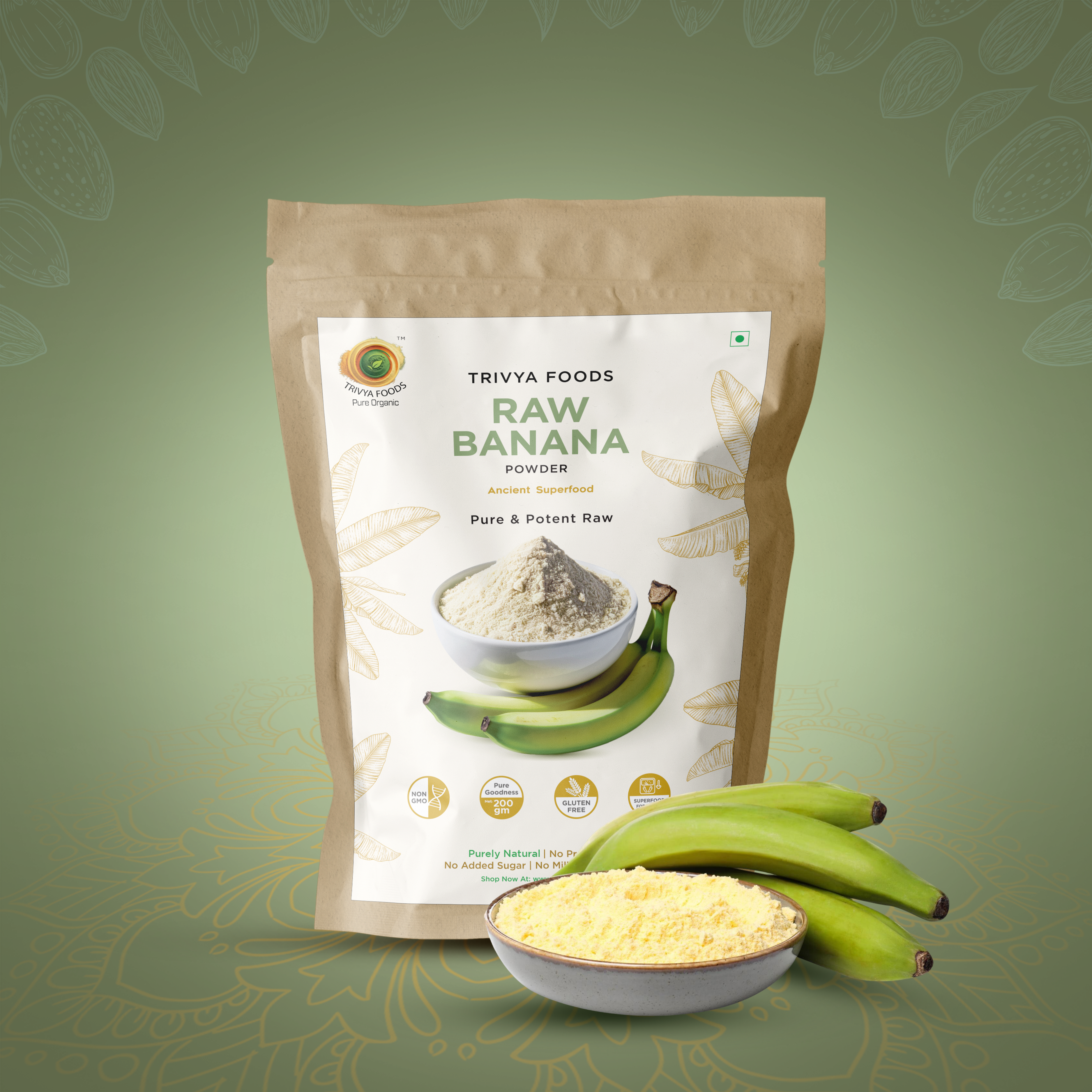 Raw Banana Powder | Natural & Nutritious | Ideal for Baby Food, Weight Management & Healthy Cooking