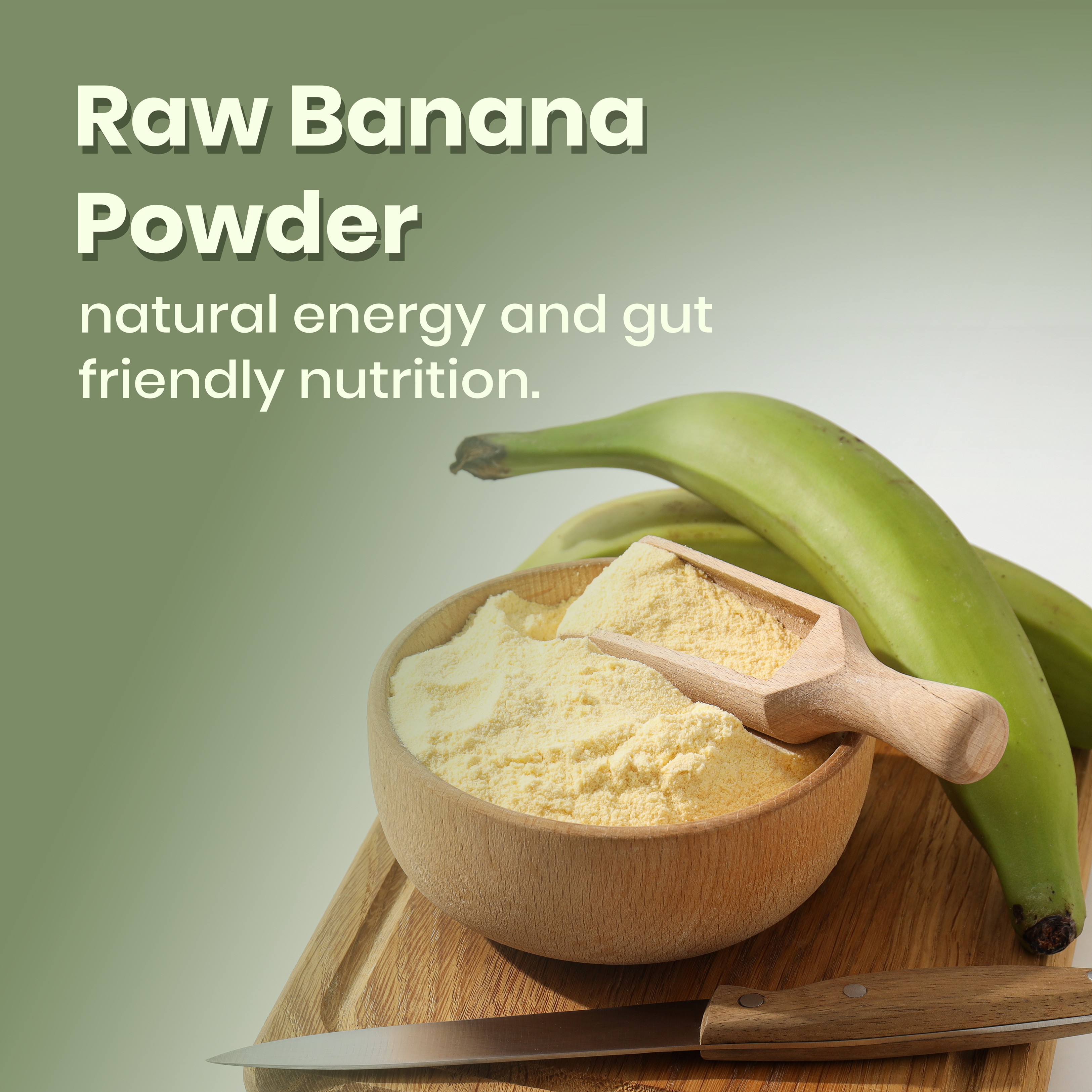 Raw Banana Powder | Natural & Nutritious | Ideal for Baby Food, Weight Management & Healthy Cooking