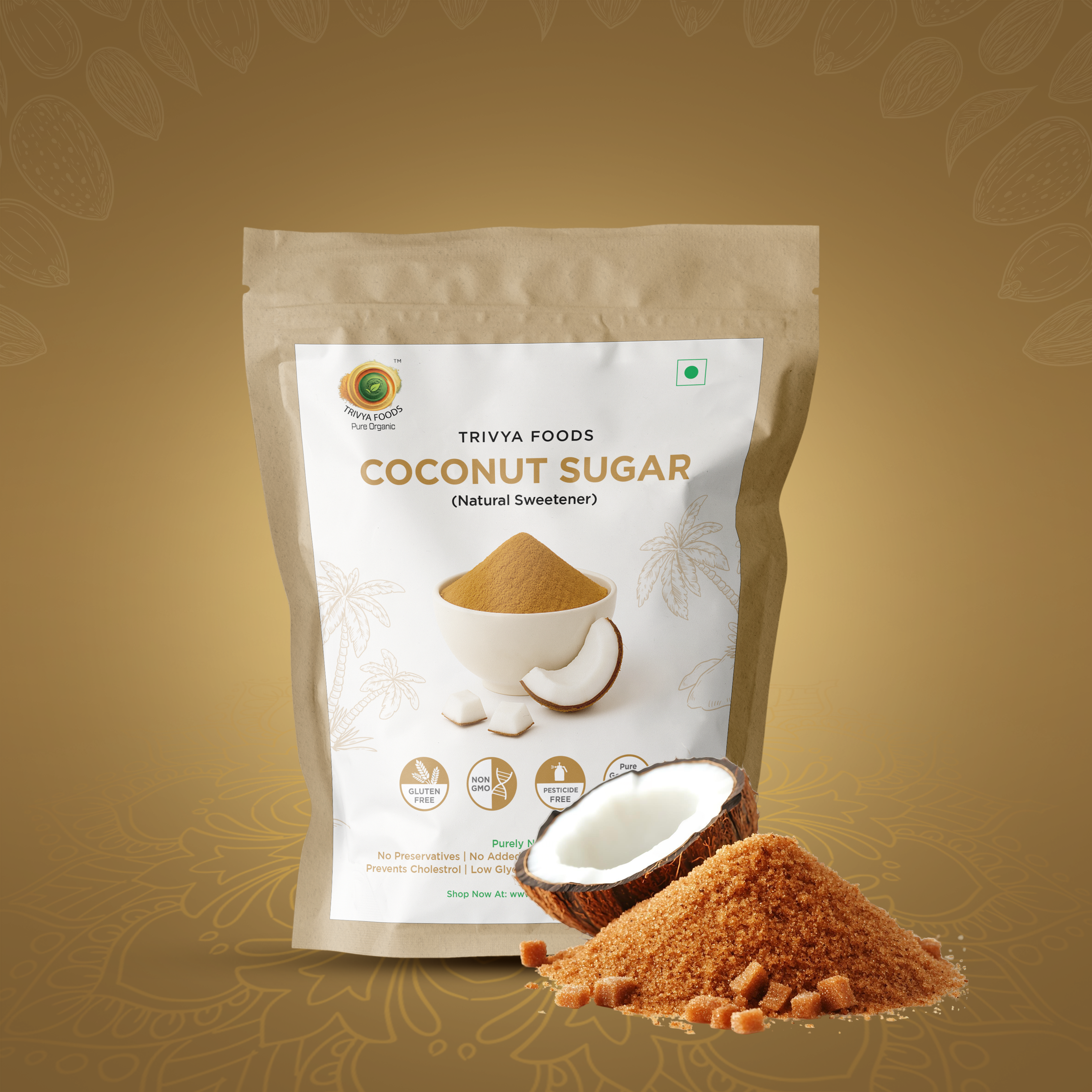 Coconut Sugar | Unrefined, Low Glycemic Sweetener | Healthy Alternative to White Sugar